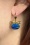 Urban Hippies - Sassy Ohrringe in Blauem Glas