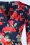 Vintage Chic for Topvintage - Caroline Floral Swingkleid in Marineblau 2