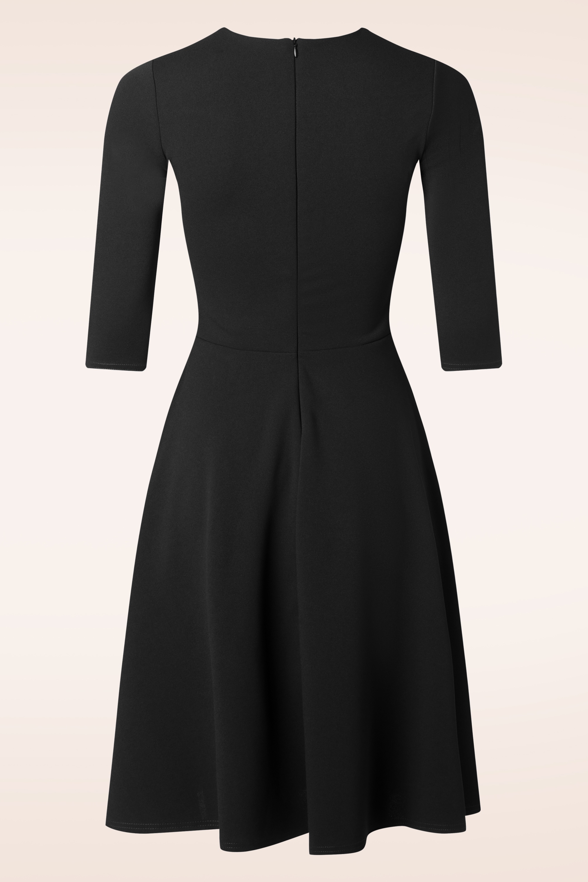 Vintage Chic for Topvintage - Topvintage exclusive ~ Leah swing jurk in zwart 3