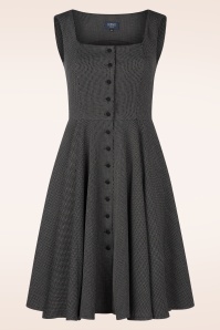 Femkit - Manon jurk in antraciet grijs