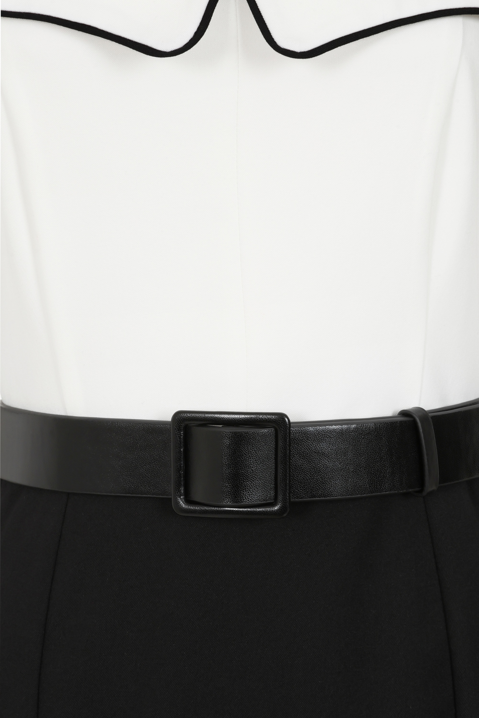 Glamour Bunny - Emiliya Fishtail jurk in zwart en wit 5