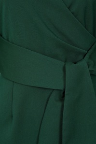 Glamour Bunny - Imogen pencil jurk in dennengroen 4