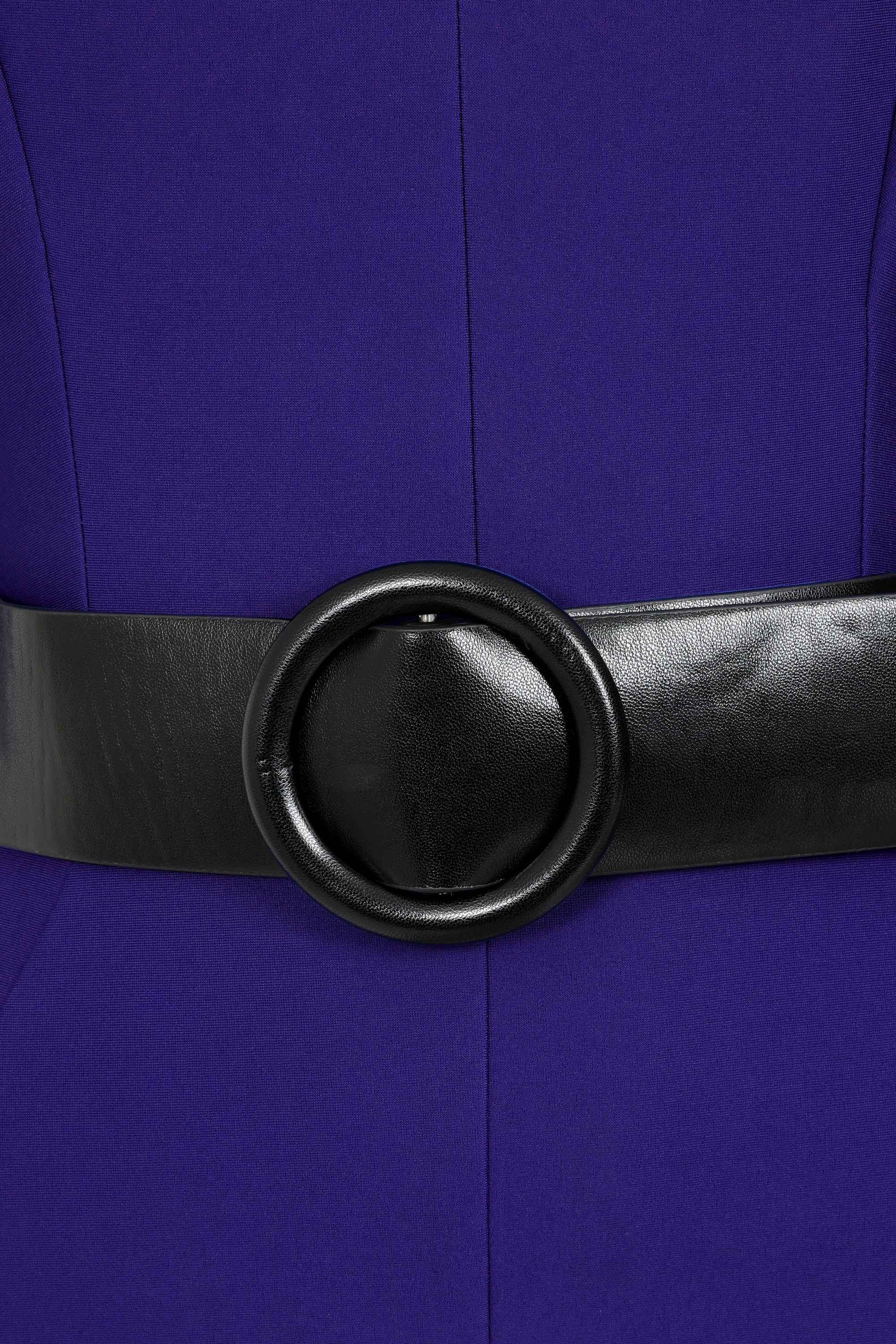 Glamour Bunny - Myra pencil jurk in violetblauw 4