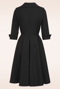 Glamour Bunny - Lorelei swing jurk in zwart 6