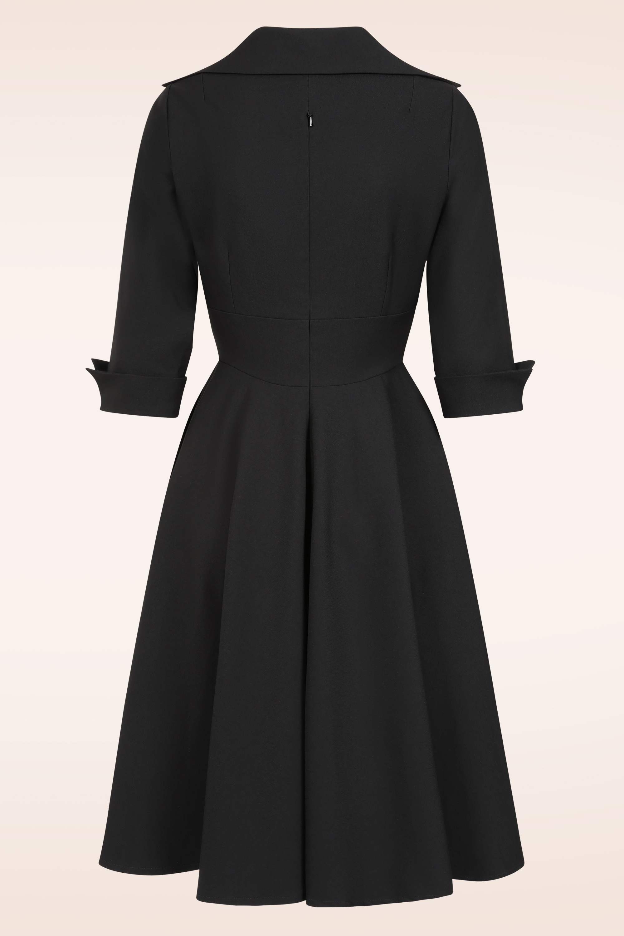 Glamour Bunny - Lorelei swing jurk in zwart 6