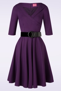 Glamour Bunny - Aviva swing jurk in koningspaars 2