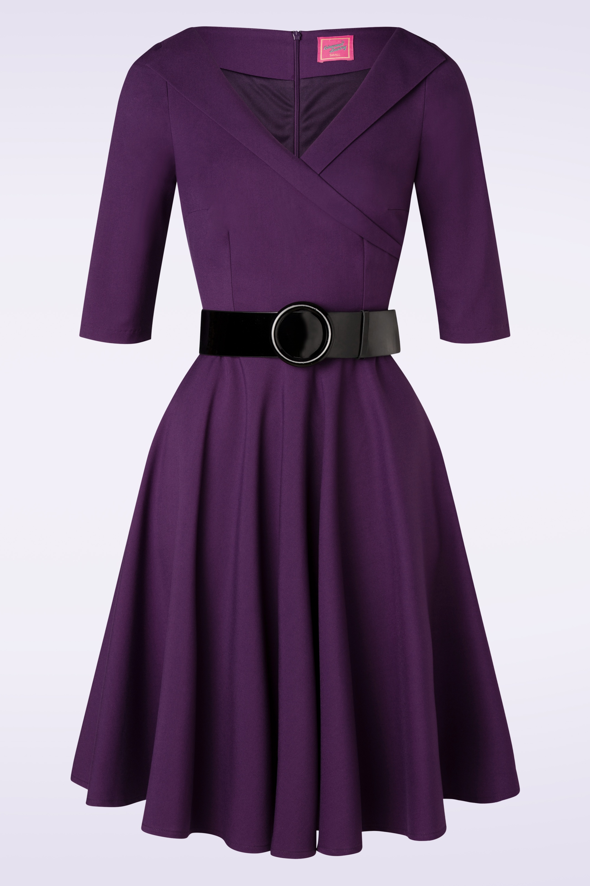 Glamour Bunny - Aviva swing jurk in koningspaars 2