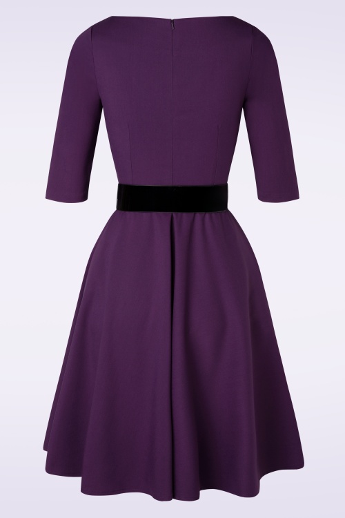 Glamour Bunny - Aviva swing jurk in koningspaars 5