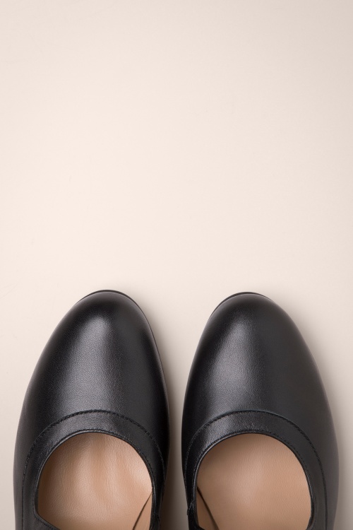 Topvintage Boutique Collection - Topvintage exclusive ~ Clara Flapper pumps in zwart 3