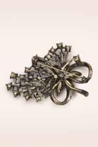 Lovely - Miriam Haskell parel broche in zwart 2