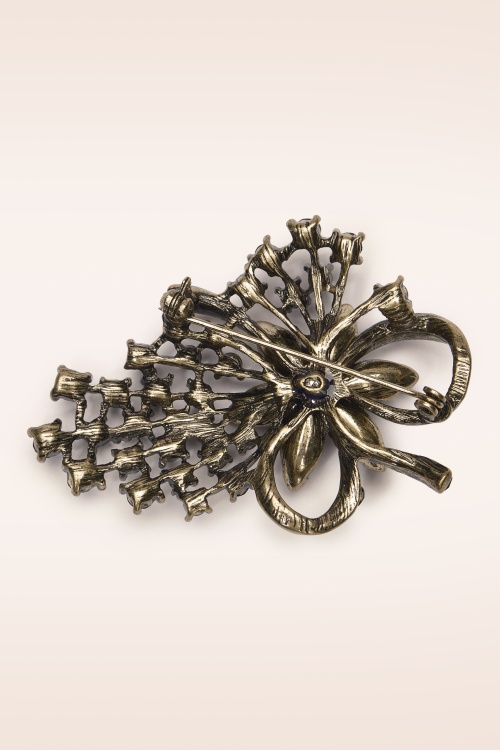 Lovely - Miriam Haskell parel broche in zwart 2