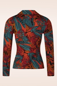 Surkana - Zoey blouse met grafische print in multi 3