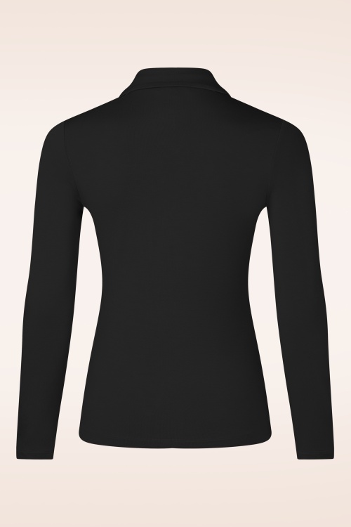 Surkana - Stella blouse van bamboe in zwart 3