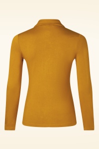 Surkana - Stella blouse van bamboe in okergeel 3