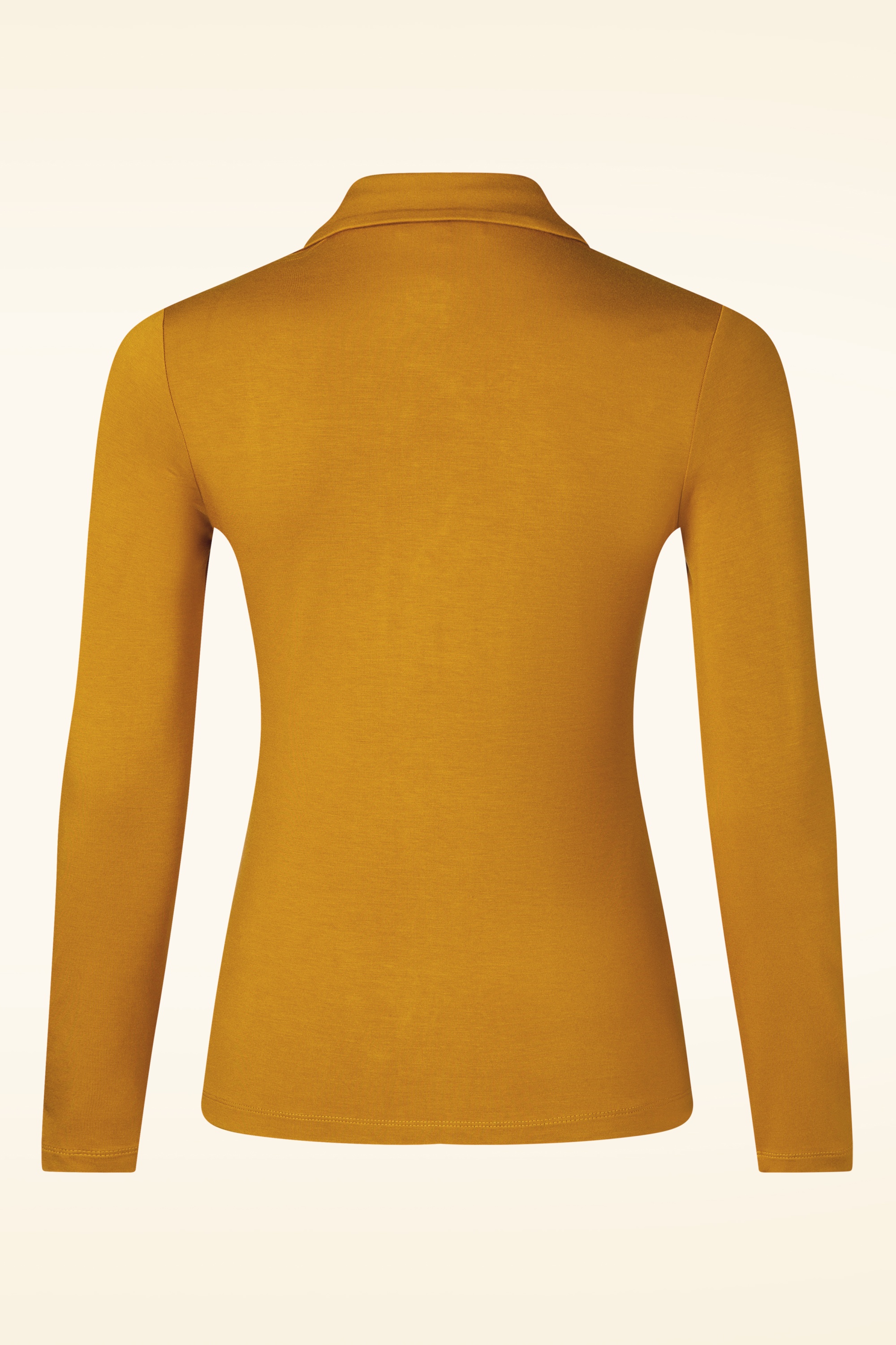 Surkana - Stella blouse van bamboe in okergeel 3