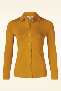 Surkana - Stella blouse van bamboe in okergeel