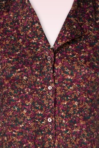 Surkana - Jade blouse met grafische print in multi 2