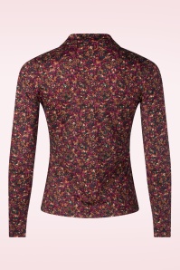 Surkana - Jade blouse met grafische print in multi 3