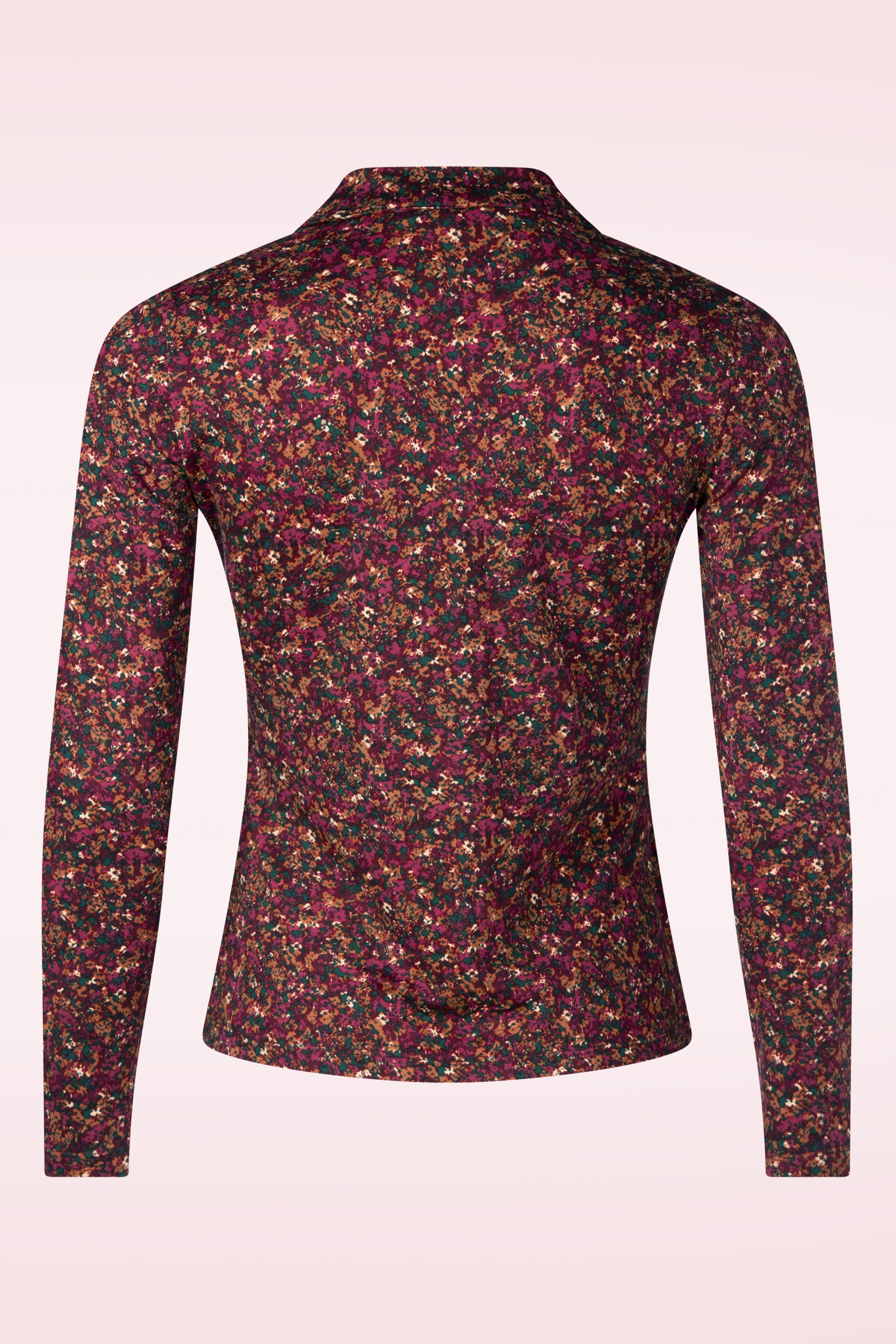 Surkana - Jade blouse met grafische print in multi 3