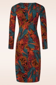 Surkana - Jade geknoopte jurk in multi 3