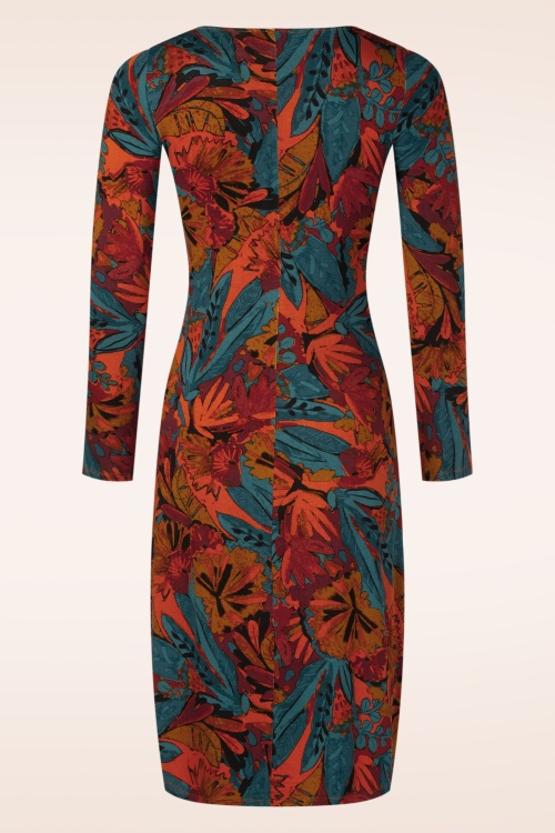 Surkana - Jade geknoopte jurk in multi 3