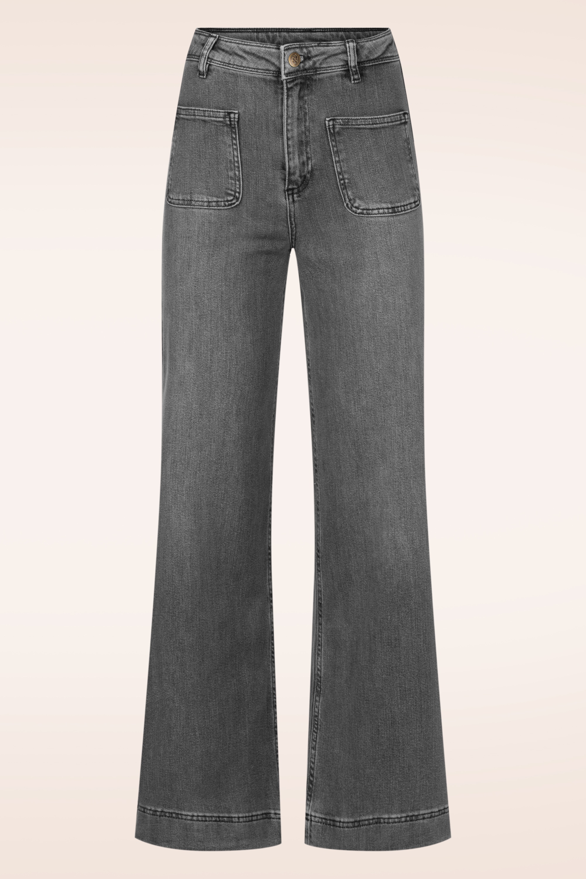 Surkana - Maureen Flare Cut jeans in grijs