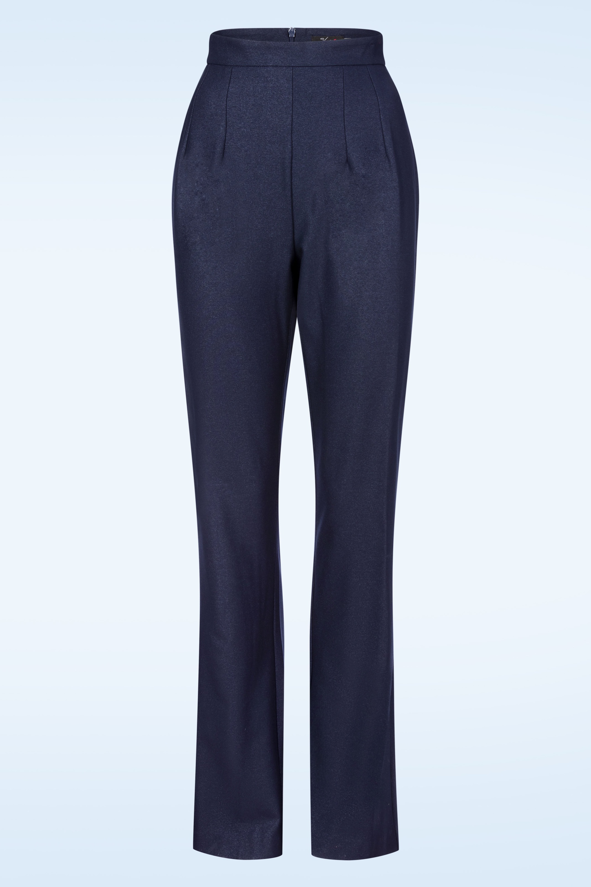 Vintage Diva  - Florence Glitter pantalon in navyblauw 2