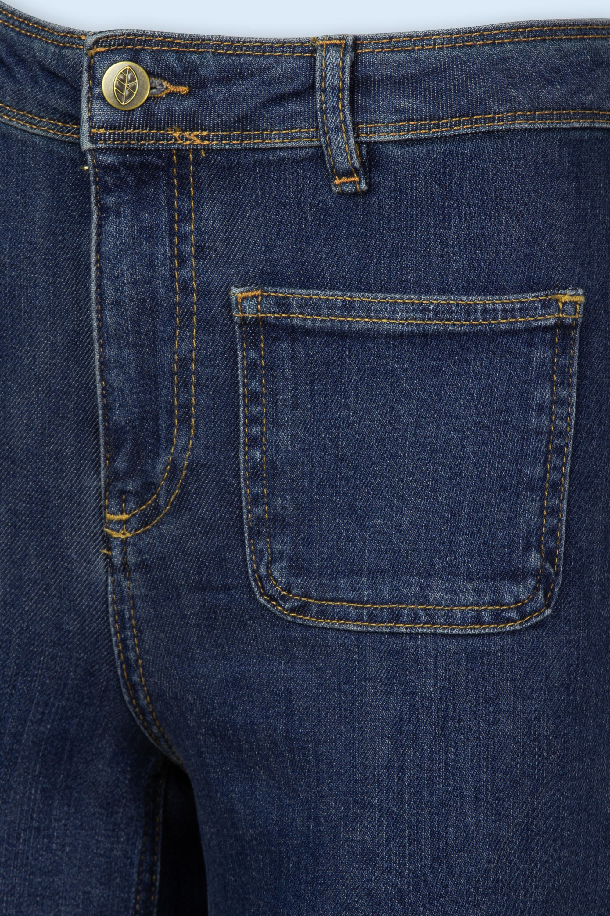 Surkana - Maureen Flare Cut jeans in indigo blauw 3