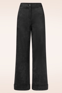 Surkana - Tammy Wide Leg pantalon in zwart