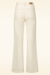 Surkana - Maureen Flare Cut jeans in ecru 2