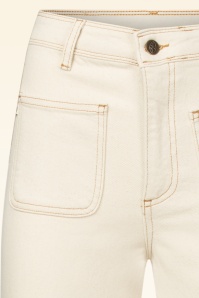 Surkana - Maureen Flare Cut jeans in ecru 3