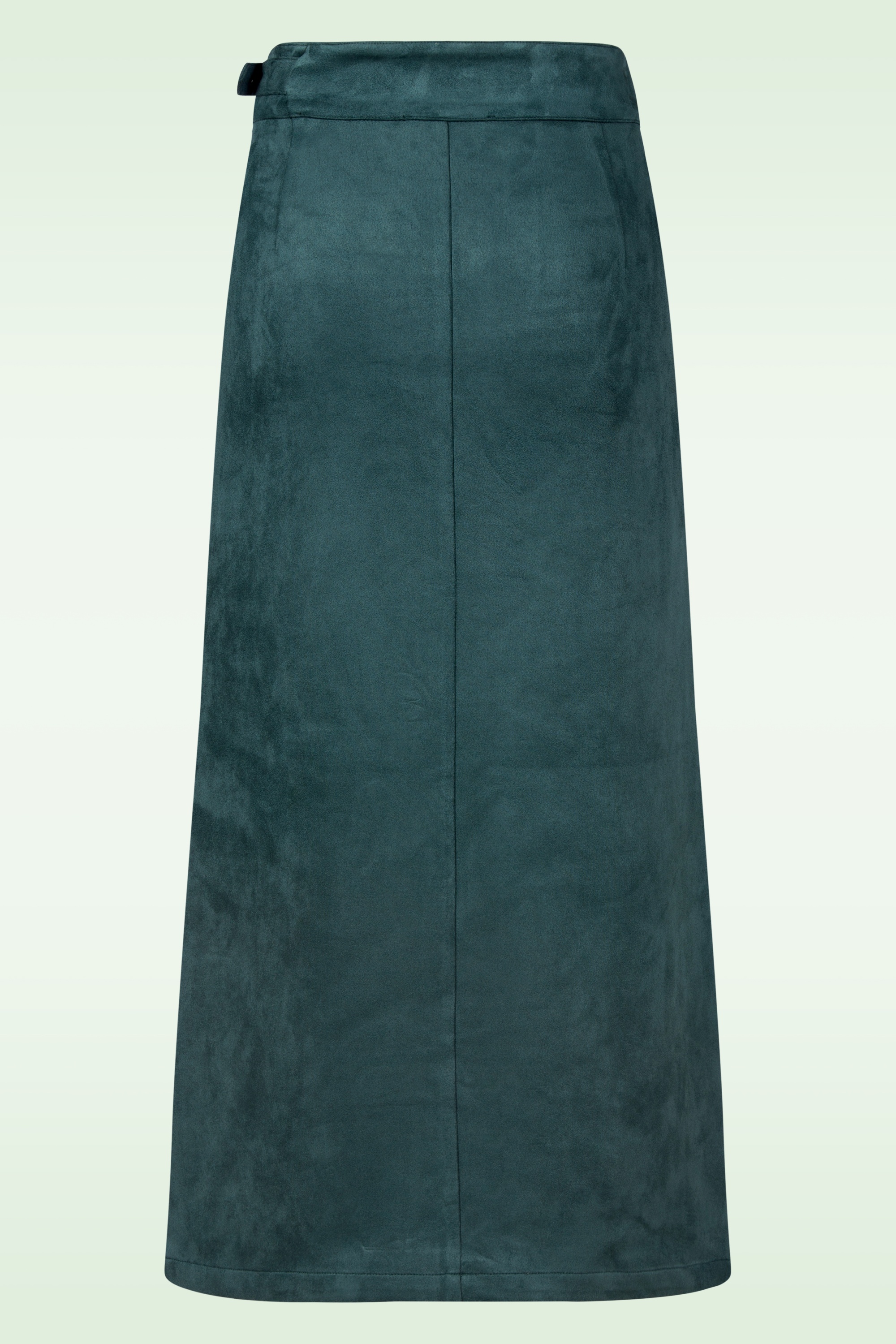 Surkana - Tammy Suedine Midi rok in flessengroen 4