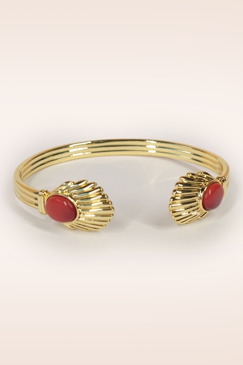 Urban Hippies - Venus armband in bloedkoraal