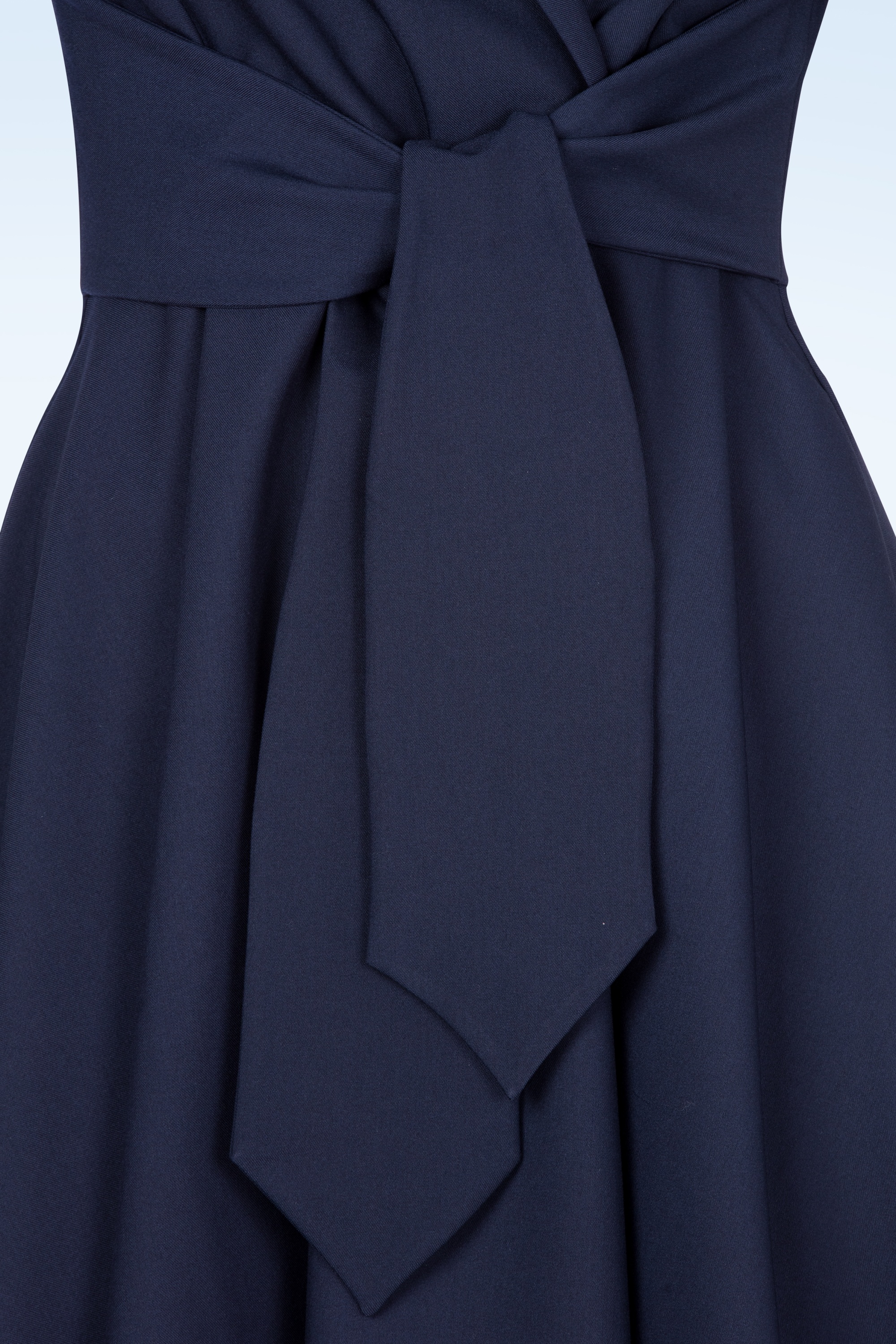 Vintage Diva  - The Emma swing jurk in navyblauw 5