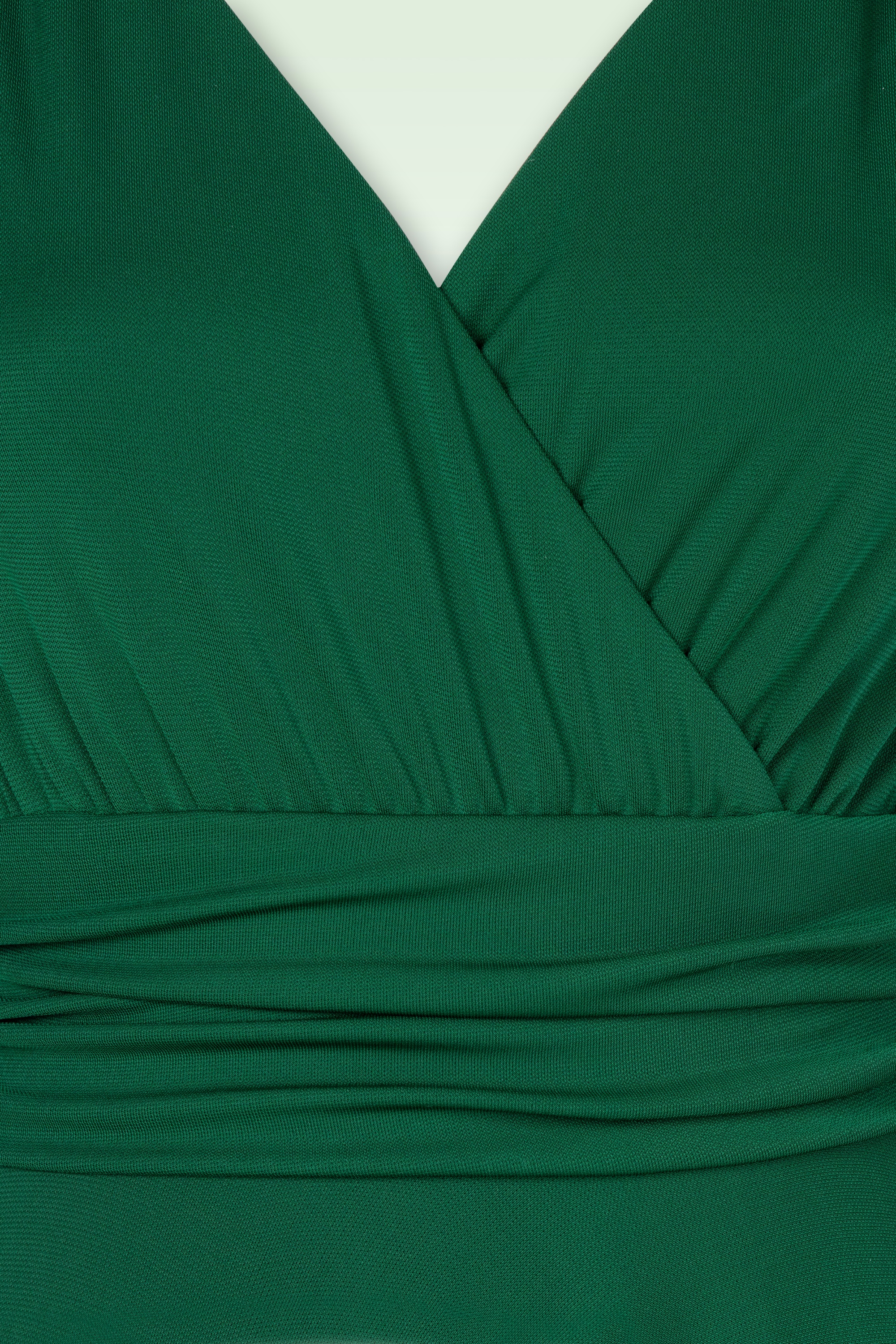 Vintage Diva  - The Allessandra swing jurk in smaragdgroen 5