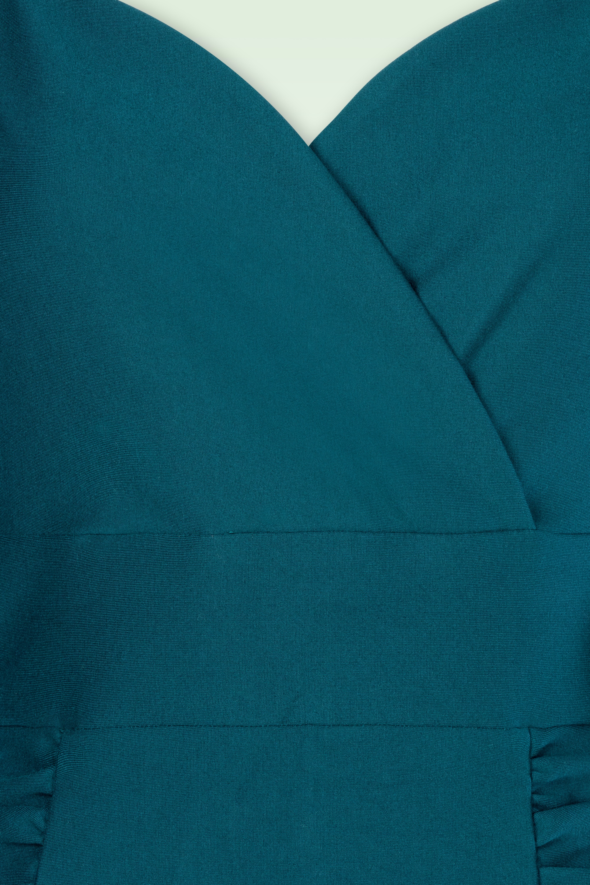Vintage Diva  - The Mya pencil jurk in teal 4