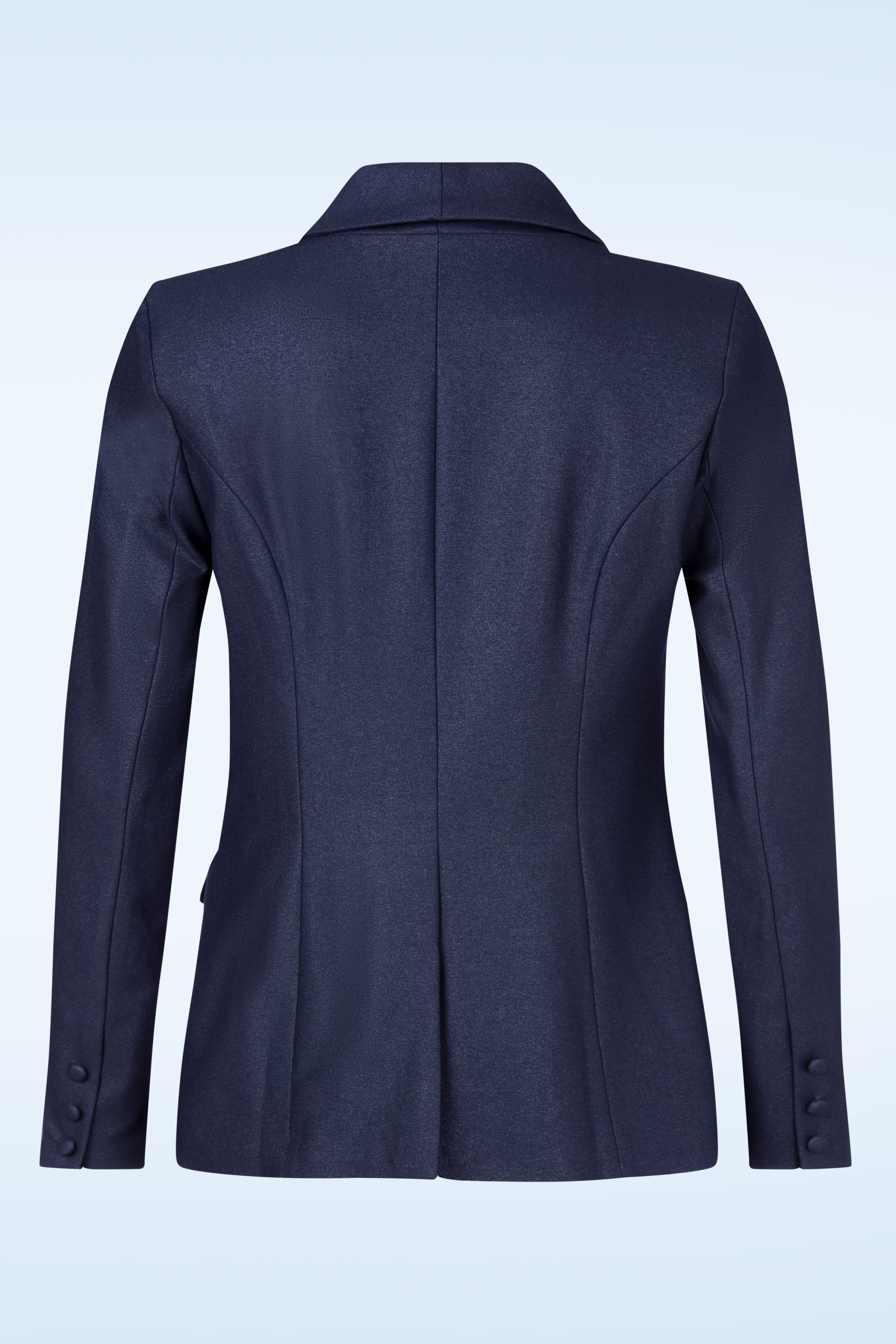 Vintage Diva  - Lilly Marlene Glitter blazer in navyblauw 8