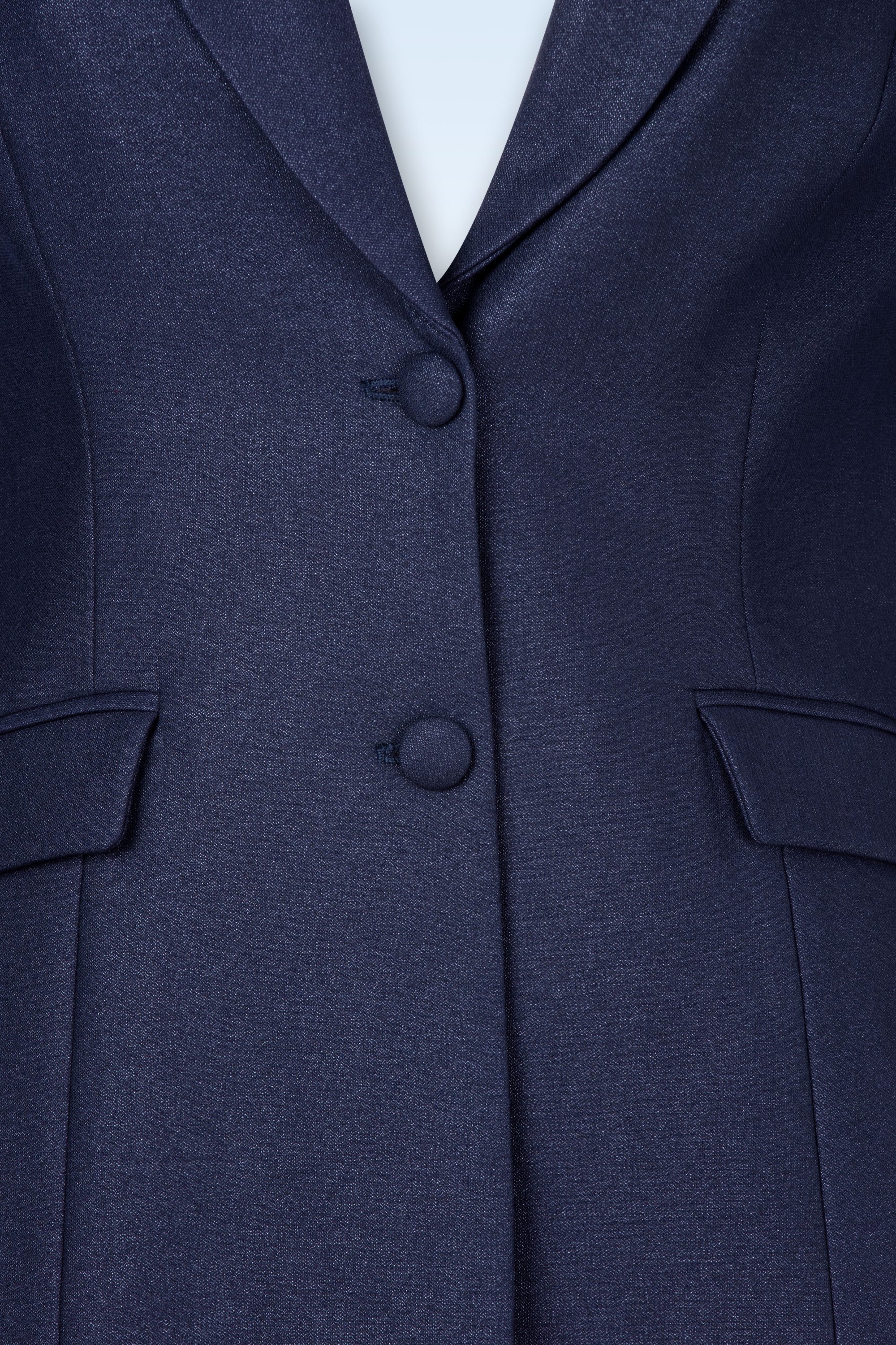 Vintage Diva  - Lilly Marlene Glitter blazer in navyblauw 5