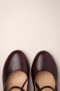 Lola Ramona ♥ Topvintage - Ava Deep Desire pumps in oxblood rood 3
