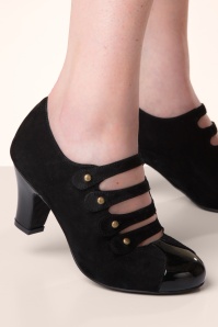 Lola Ramona ♥ Topvintage - Ava Monochrome pumps in zwart