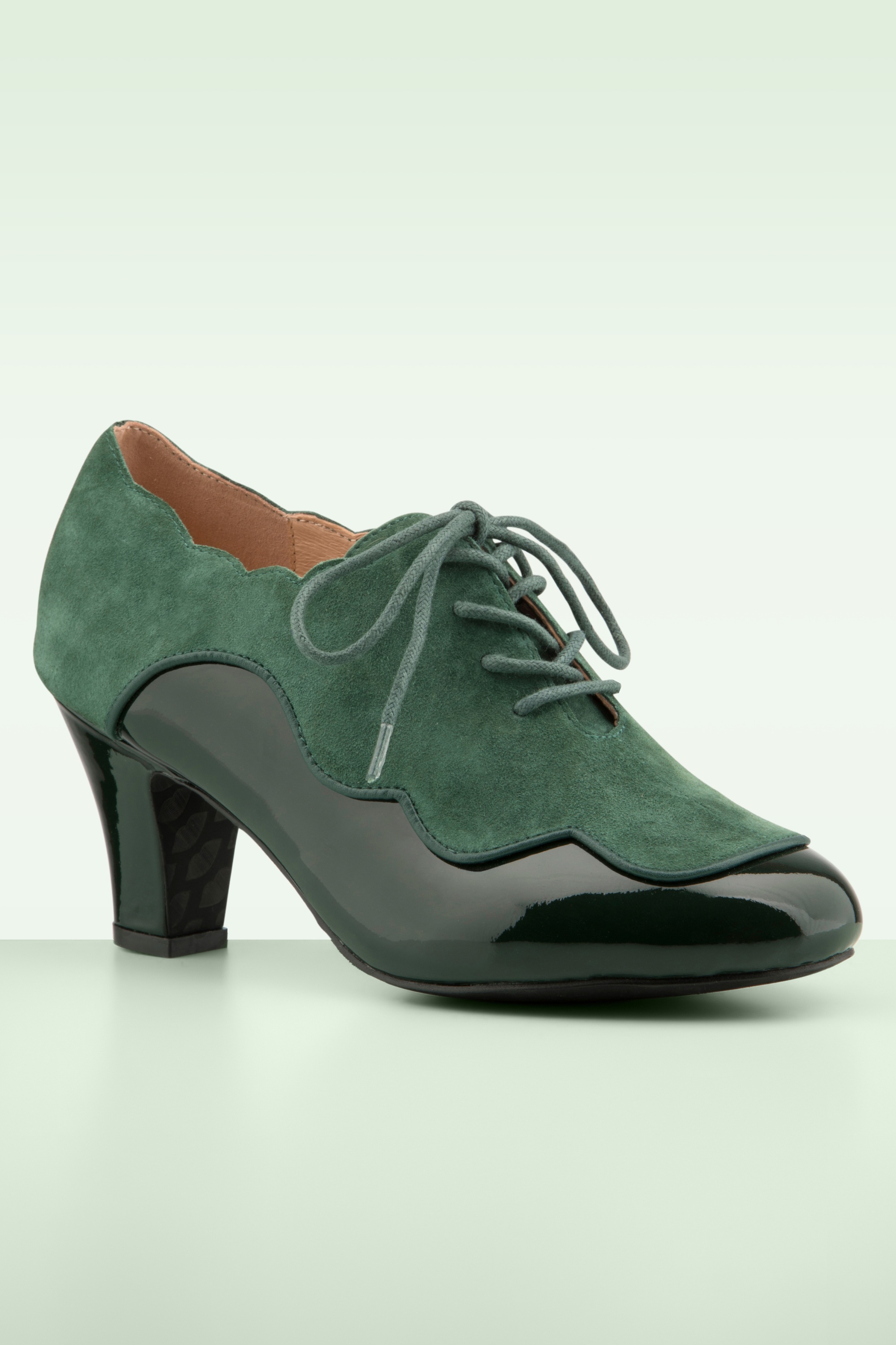 Lola Ramona ♥ Topvintage - Ava Modern Muse shoe booties in flessengroen 4