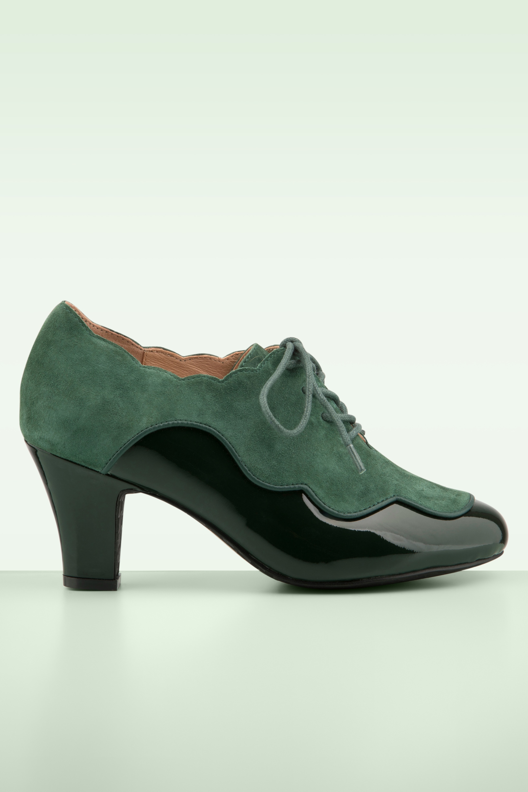 Lola Ramona ♥ Topvintage - Ava Modern Muse shoe booties in flessengroen 2