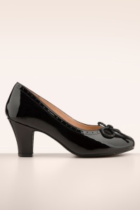 Lola Ramona ♥ Topvintage - Ava Bow for Elegance pumps in zwart 2