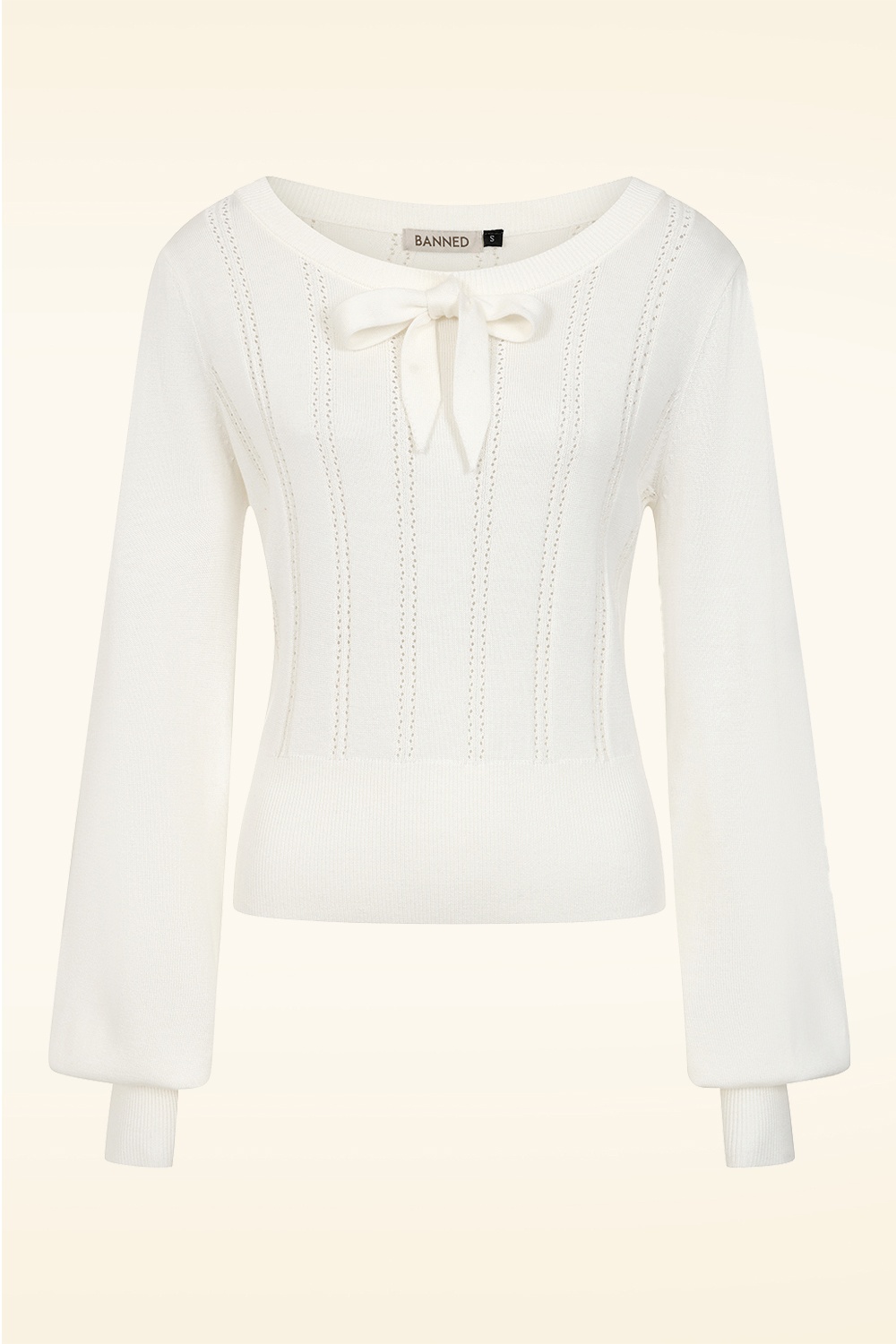 Ajwain ニット SLEEVE LACE KNIT ホワイト rroomm Lace-up Sweater For Women | J.Crew