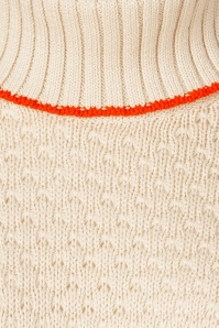 Mademoiselle YéYé - Scribble Line jumper in crème 2