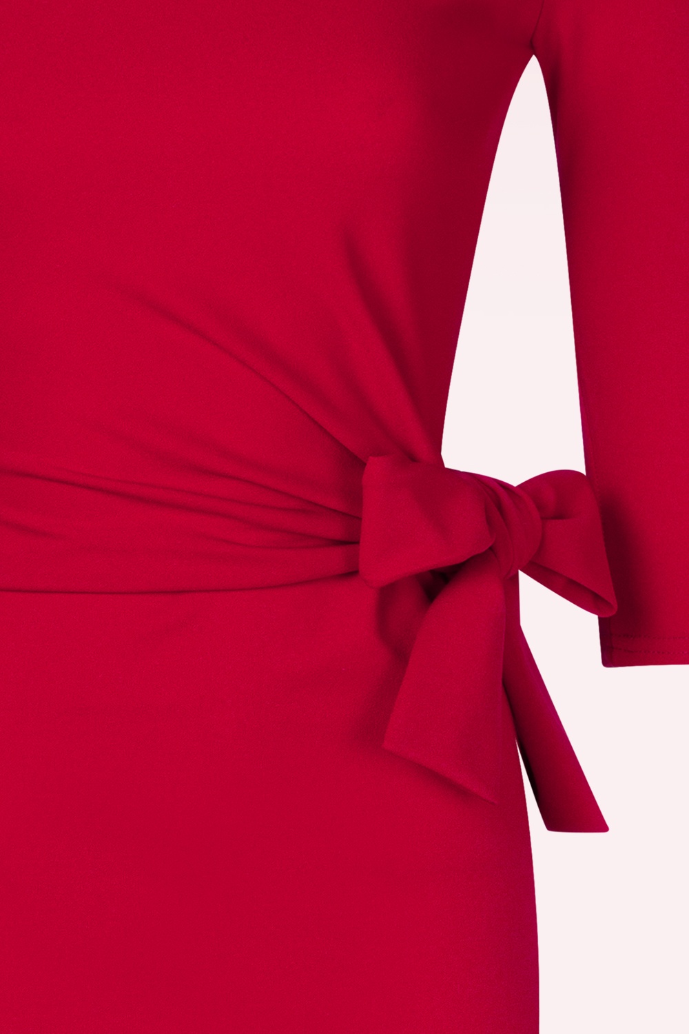 Vintage Chic for Topvintage - Topvintage exclusive ~ Mara Pencil jurk in dieprood 2