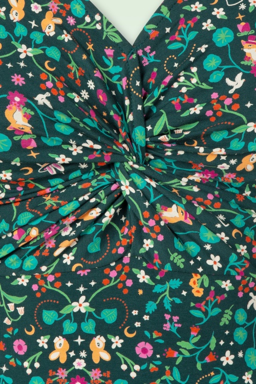 Blutsgeschwister - Hot Knot Dress in magic show groen 2