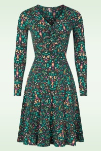 Blutsgeschwister - Hot Knot Dress in magic show groen