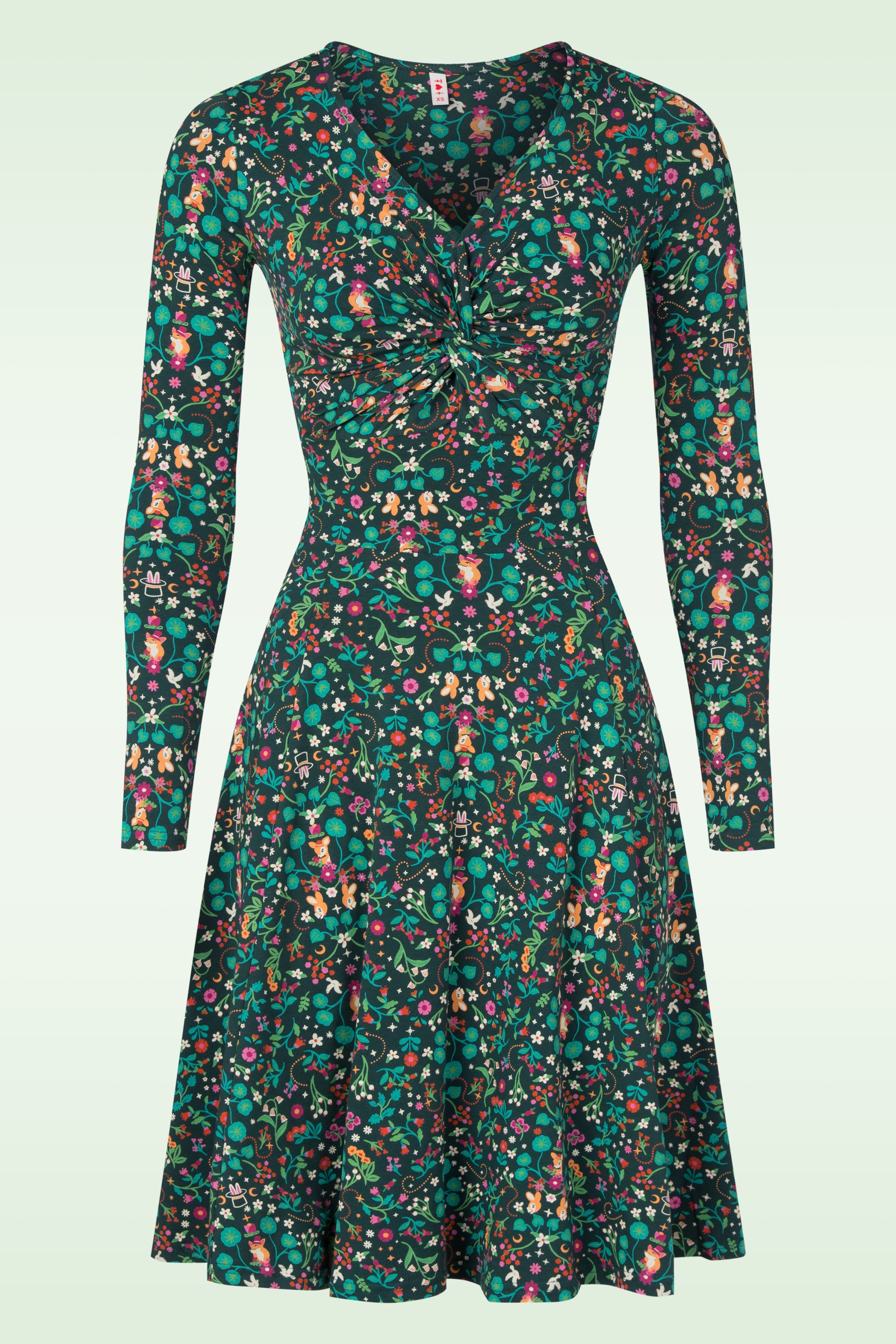 Blutsgeschwister - Hot Knot Dress in magic show groen