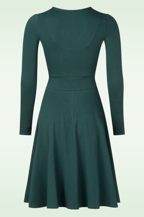 Blutsgeschwister - Hot Knot jurk in sea pearl groen 3